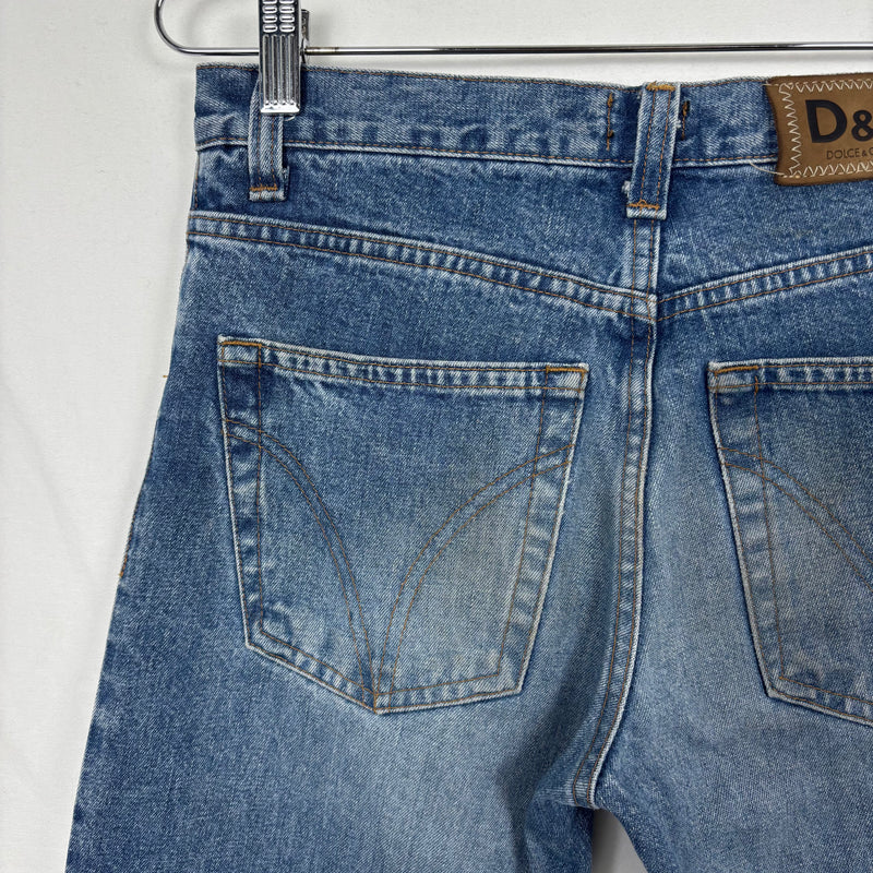 Dolce & Gabbana Straight Light Wash Jeans