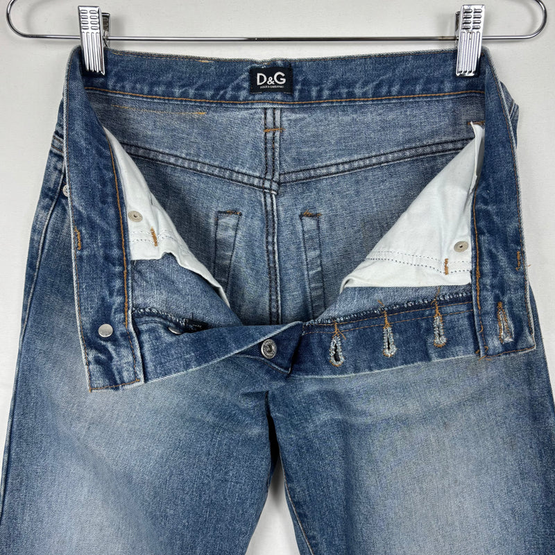 Dolce & Gabbana Straight Light Wash Jeans