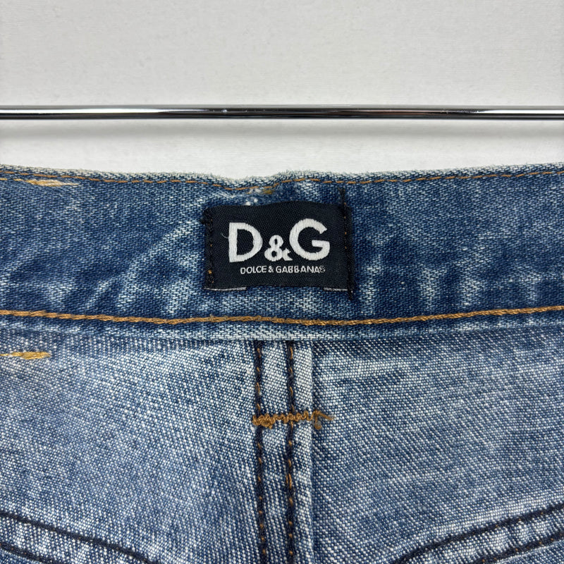 Dolce & Gabbana Straight Light Wash Jeans