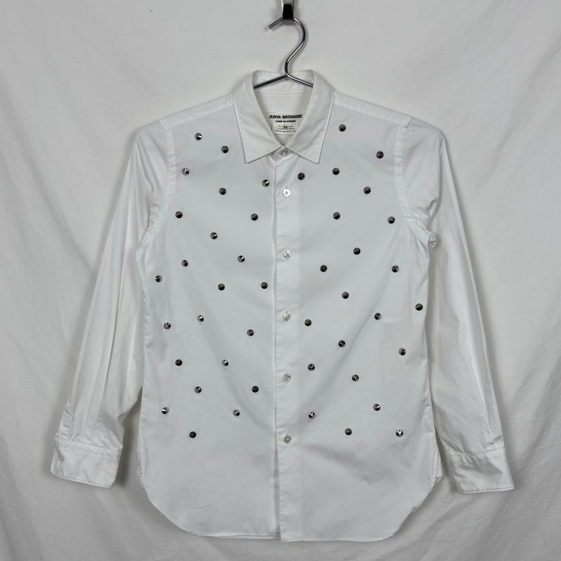 FW15 Junya Watanabe Studded Button Up Blouse