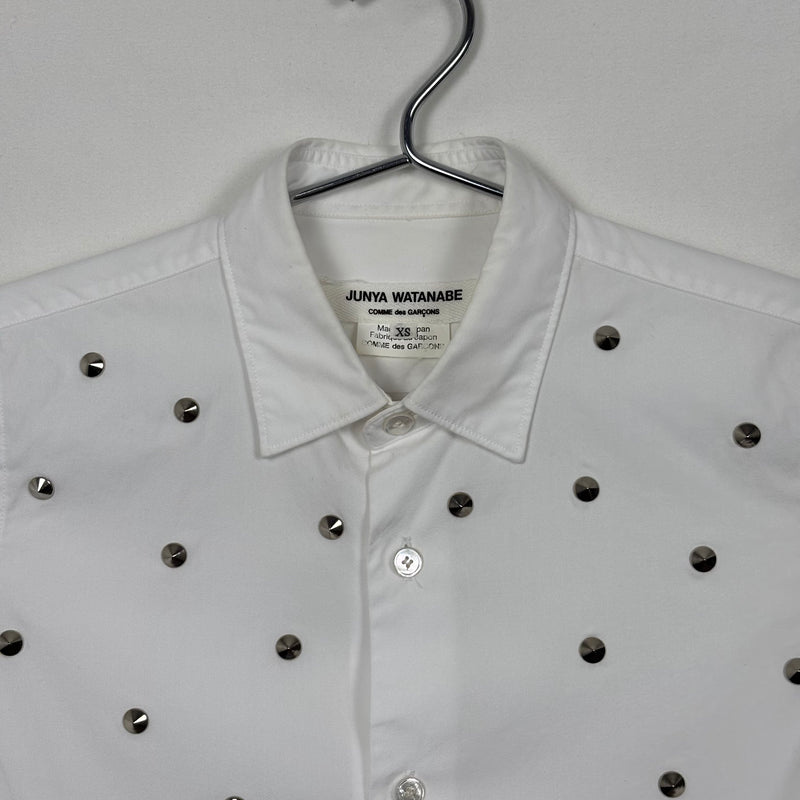 FW15 Junya Watanabe Studded Button Up Blouse