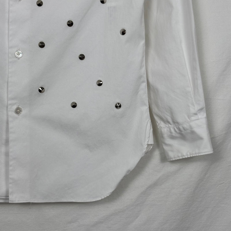 FW15 Junya Watanabe Studded Button Up Blouse