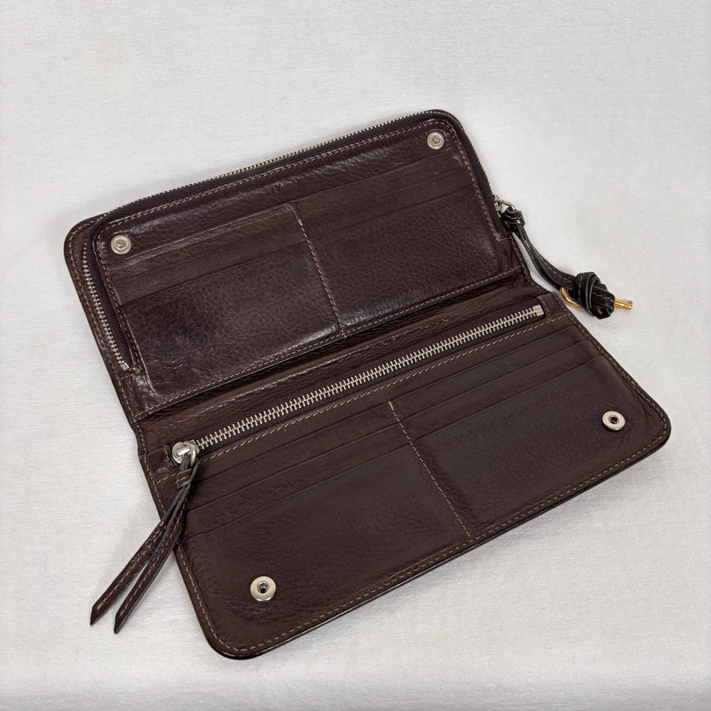 00s Chloé Paddington Wallet Brown