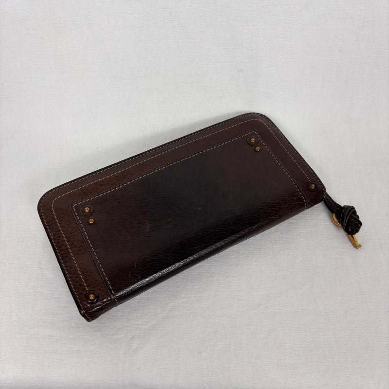 00s Chloé Paddington Wallet Brown