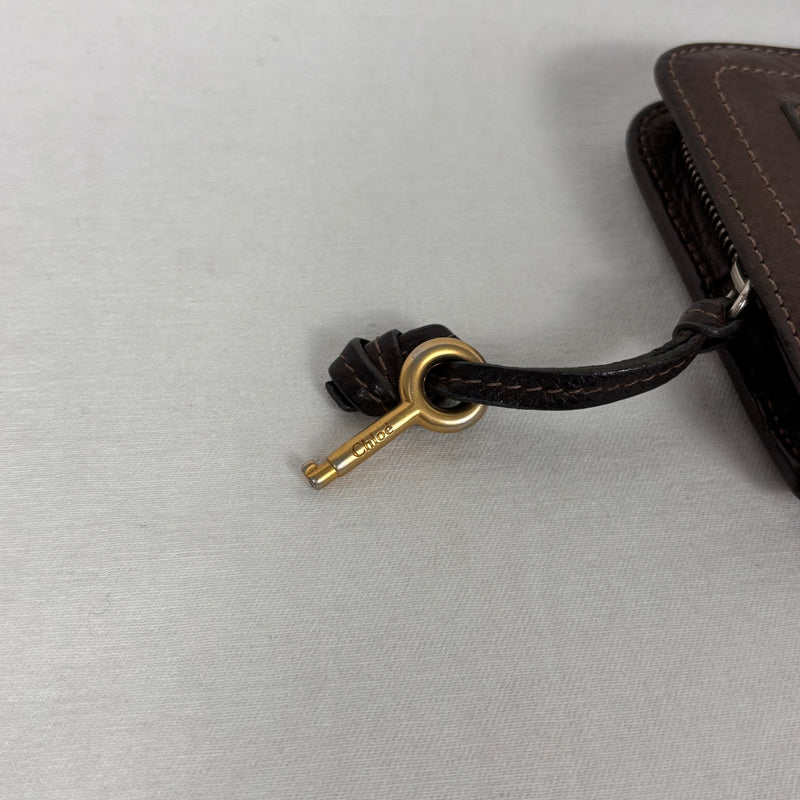 00s Chloé Paddington Wallet Brown
