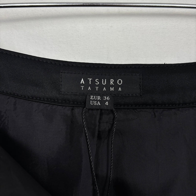Atsuro Tayama Layered Striped Midi Skirt