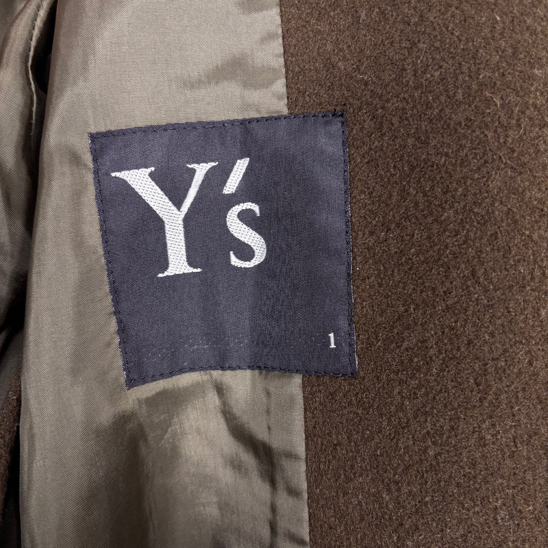 Yohji Yamamoto Y's Hooded Melton Coat