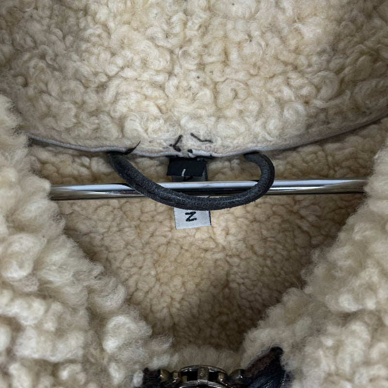 Stone Island Shearling Aviator Jacket