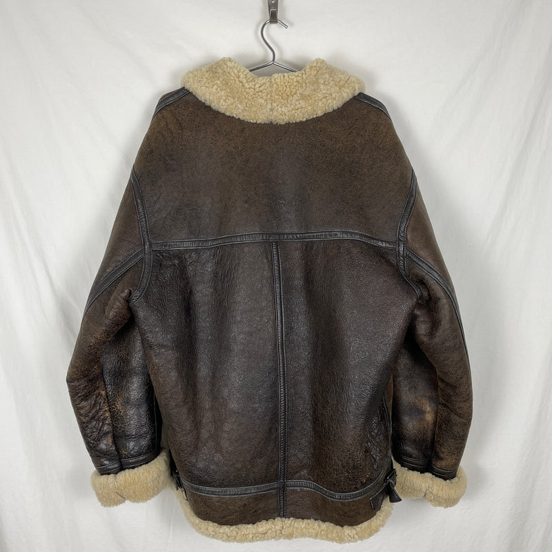Stone Island Shearling Aviator Jacket