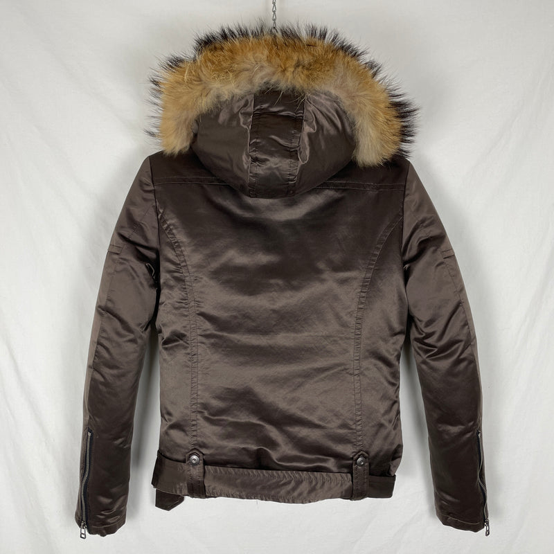 5351 Pour Les Hommes Rabbit Fur Cropped Jacket