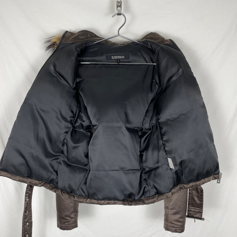 5351 Pour Les Hommes Rabbit Fur Cropped Jacket