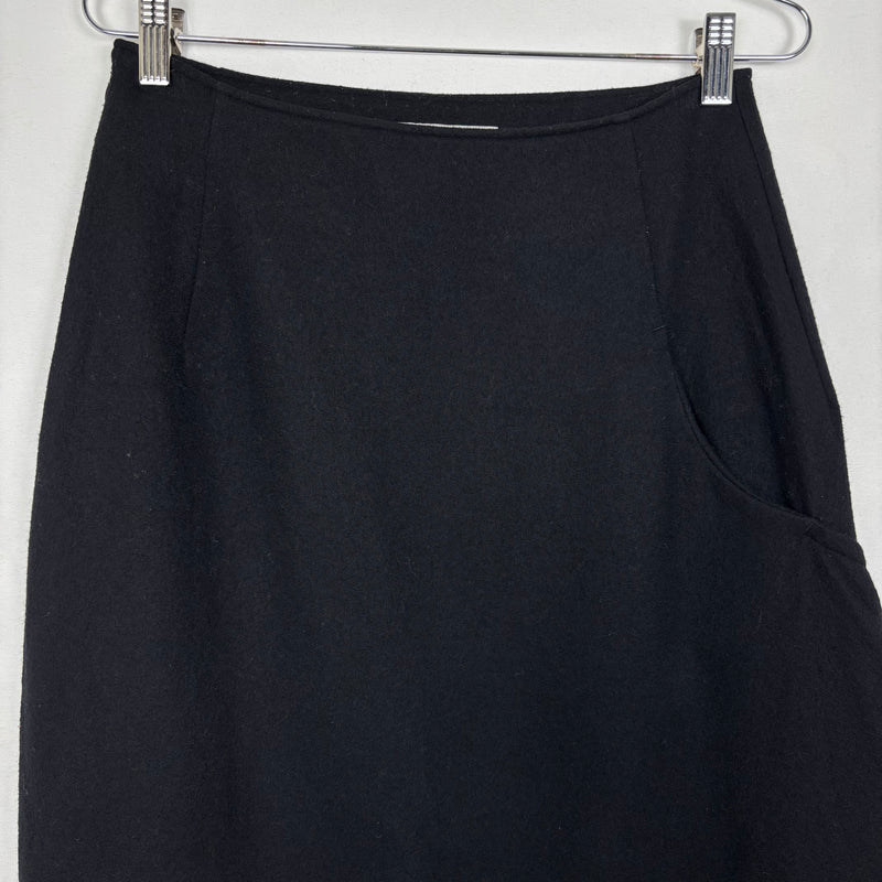 Yohji Yamamoto Wool Asymmetric Skirt