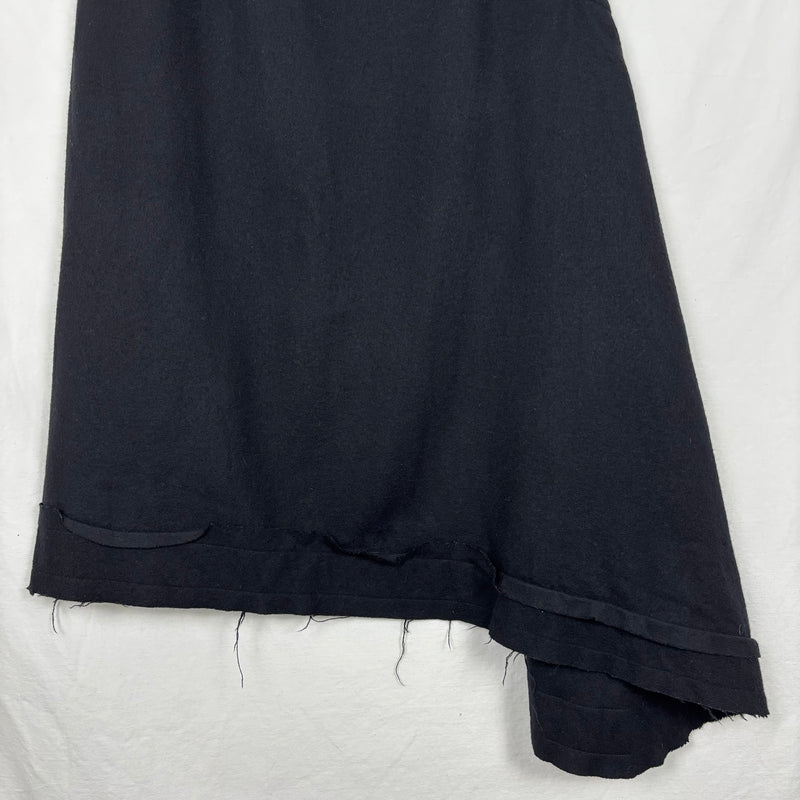 Yohji Yamamoto Wool Asymmetric Skirt