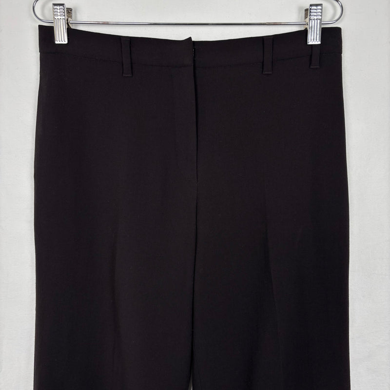 00s Jil Sander Wide Leg Trousers In Burnt Chocolate