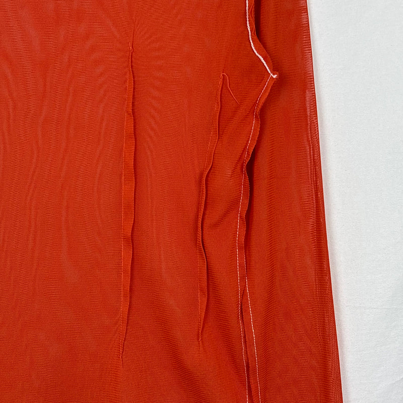 Y's by Yohji Yamamoto Mesh Contrast Stitch Long Sleeve