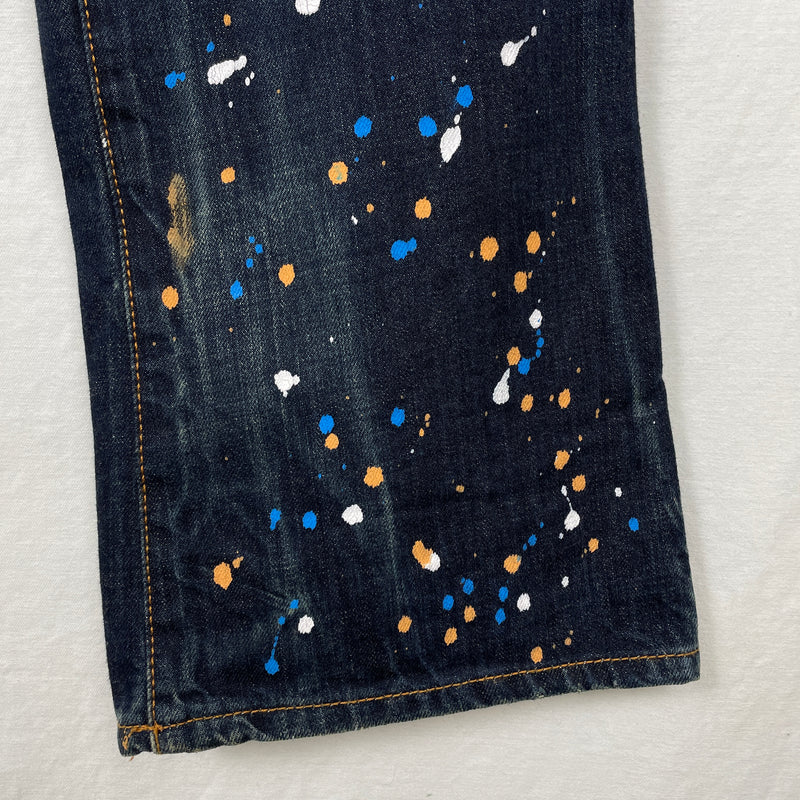 Jean Paul Gaultier Paint Splatter Jeans