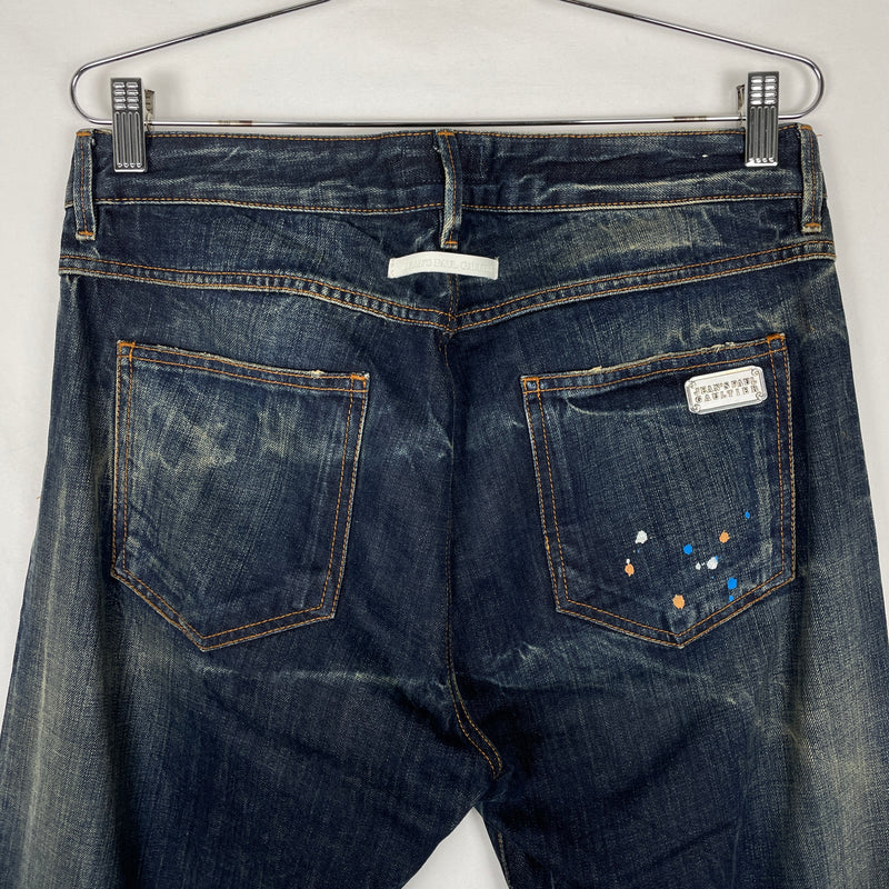 Jean Paul Gaultier Paint Splatter Jeans