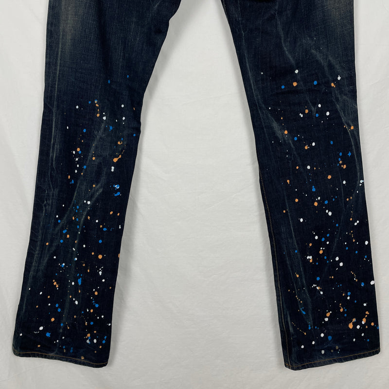 Jean Paul Gaultier Paint Splatter Jeans