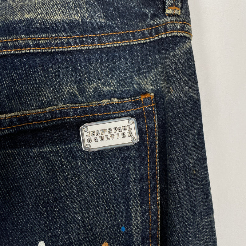 Jean Paul Gaultier Paint Splatter Jeans