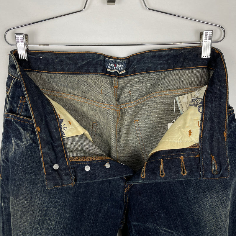 Jean Paul Gaultier Paint Splatter Jeans