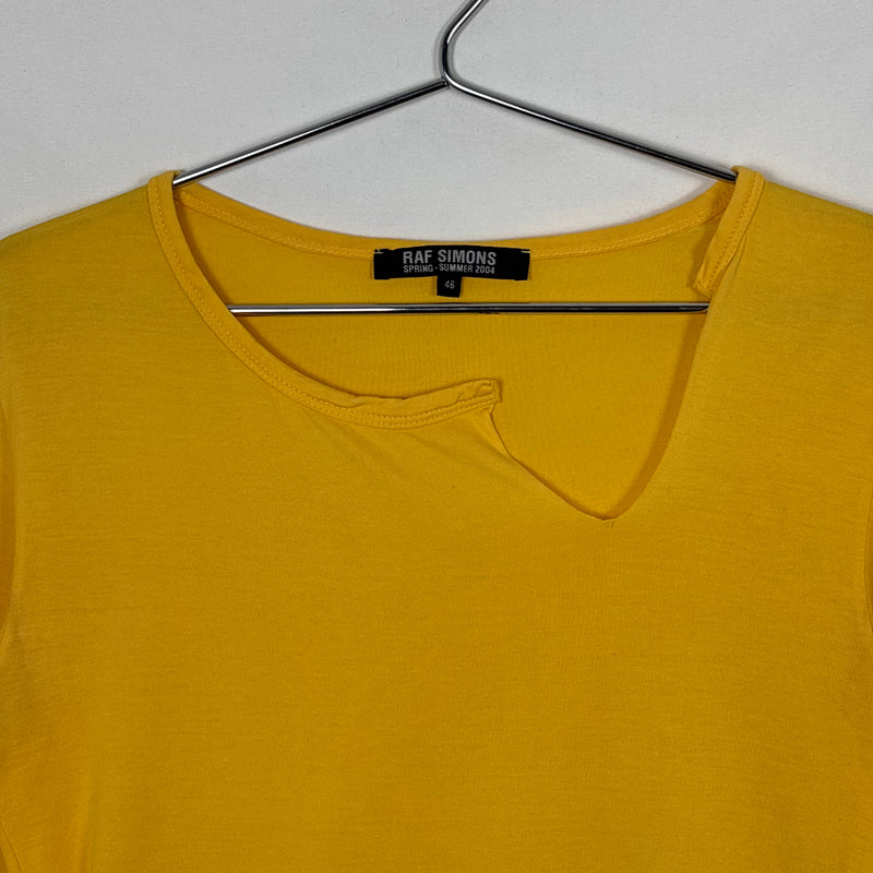 SS04 Raf Simons Split Neck Long Sleeve