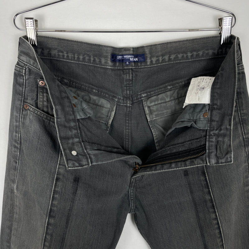 2006 Junya Watanabe Man Distressed Cropped Jeans