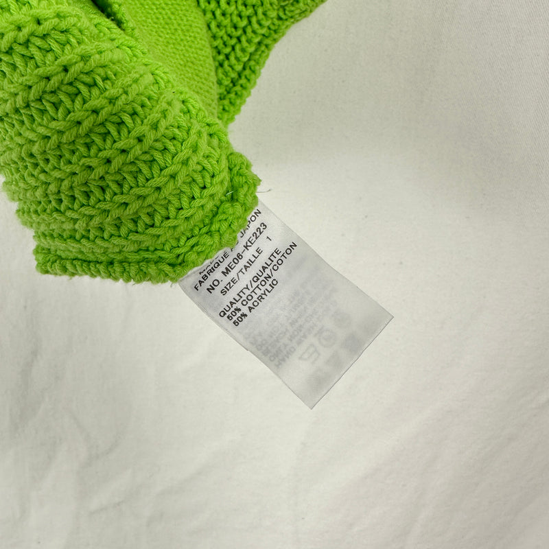 Issey Miyake Men Lime Green Knit Vest