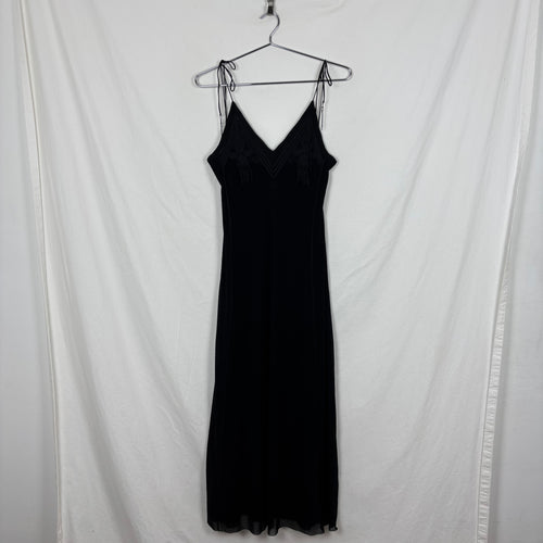 00s Jean Paul Gaultier V-Neck Sleeveless Maxi Dress