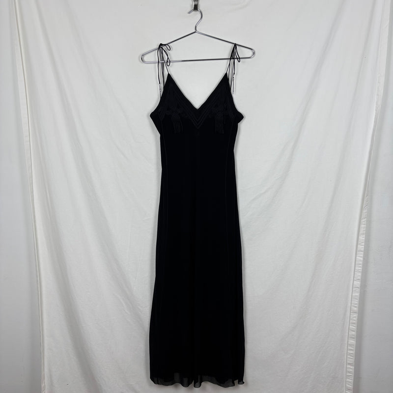 00s Jean Paul Gaultier V-Neck Sleeveless Maxi Dress