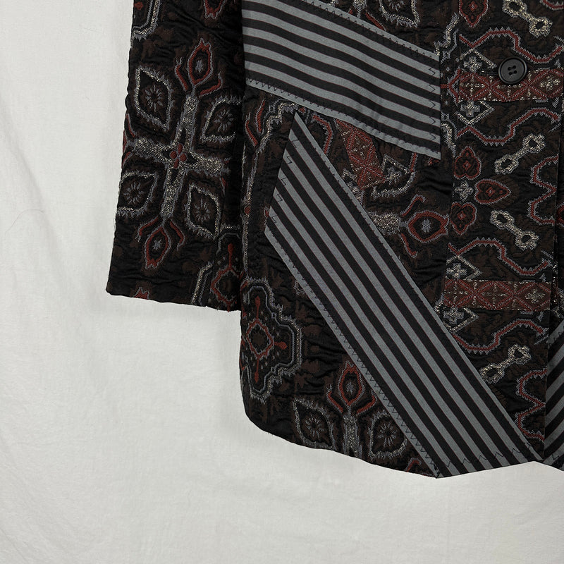 90s Issey Miyake Jacquard Patchwork Blazer