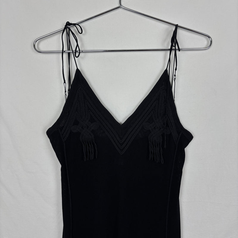 00s Jean Paul Gaultier V-Neck Sleeveless Maxi Dress