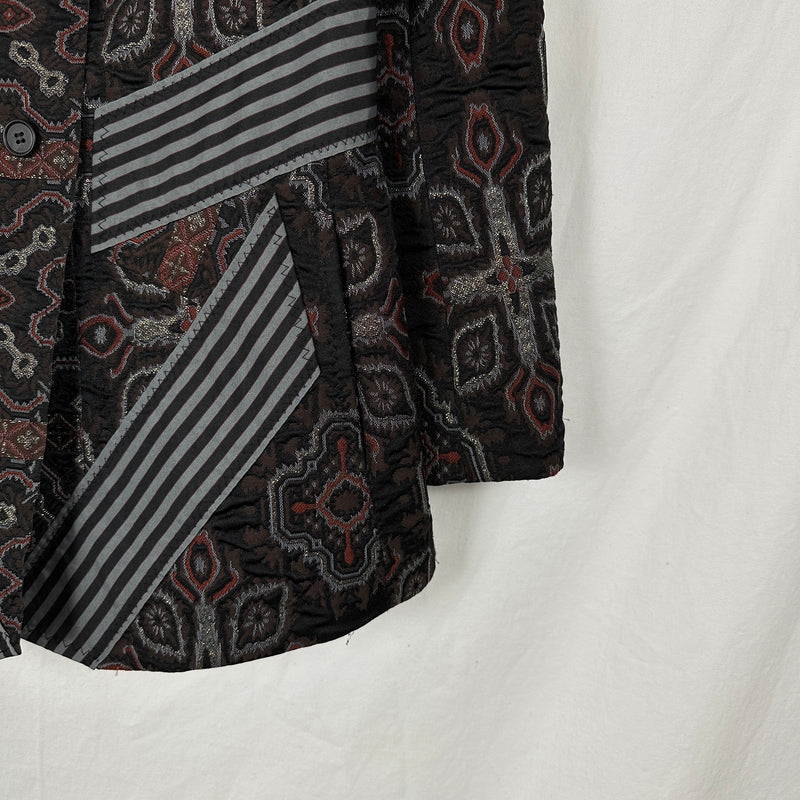 90s Issey Miyake Jacquard Patchwork Blazer
