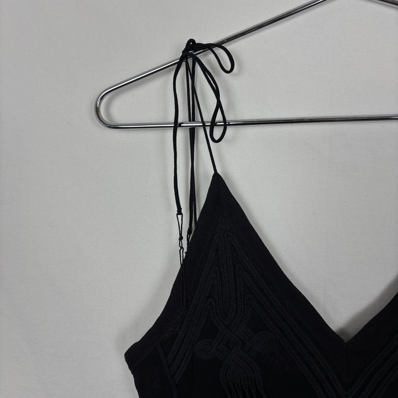00s Jean Paul Gaultier V-Neck Sleeveless Maxi Dress