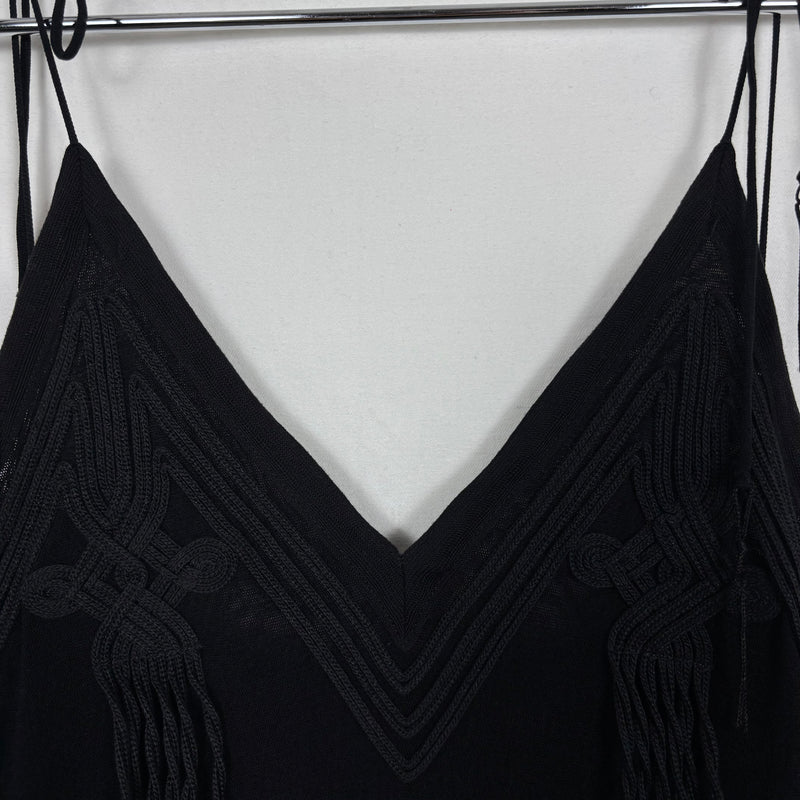 00s Jean Paul Gaultier V-Neck Sleeveless Maxi Dress