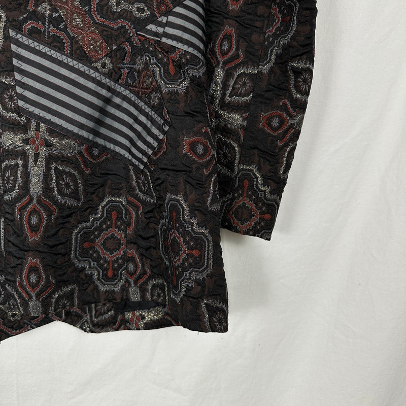 90s Issey Miyake Jacquard Patchwork Blazer