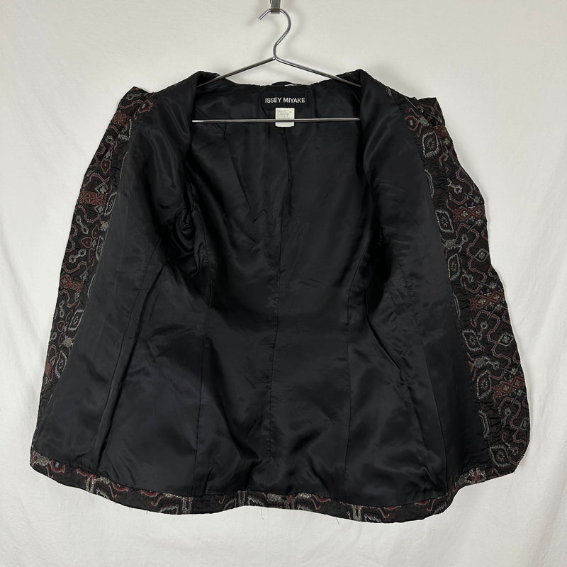 90s Issey Miyake Jacquard Patchwork Blazer