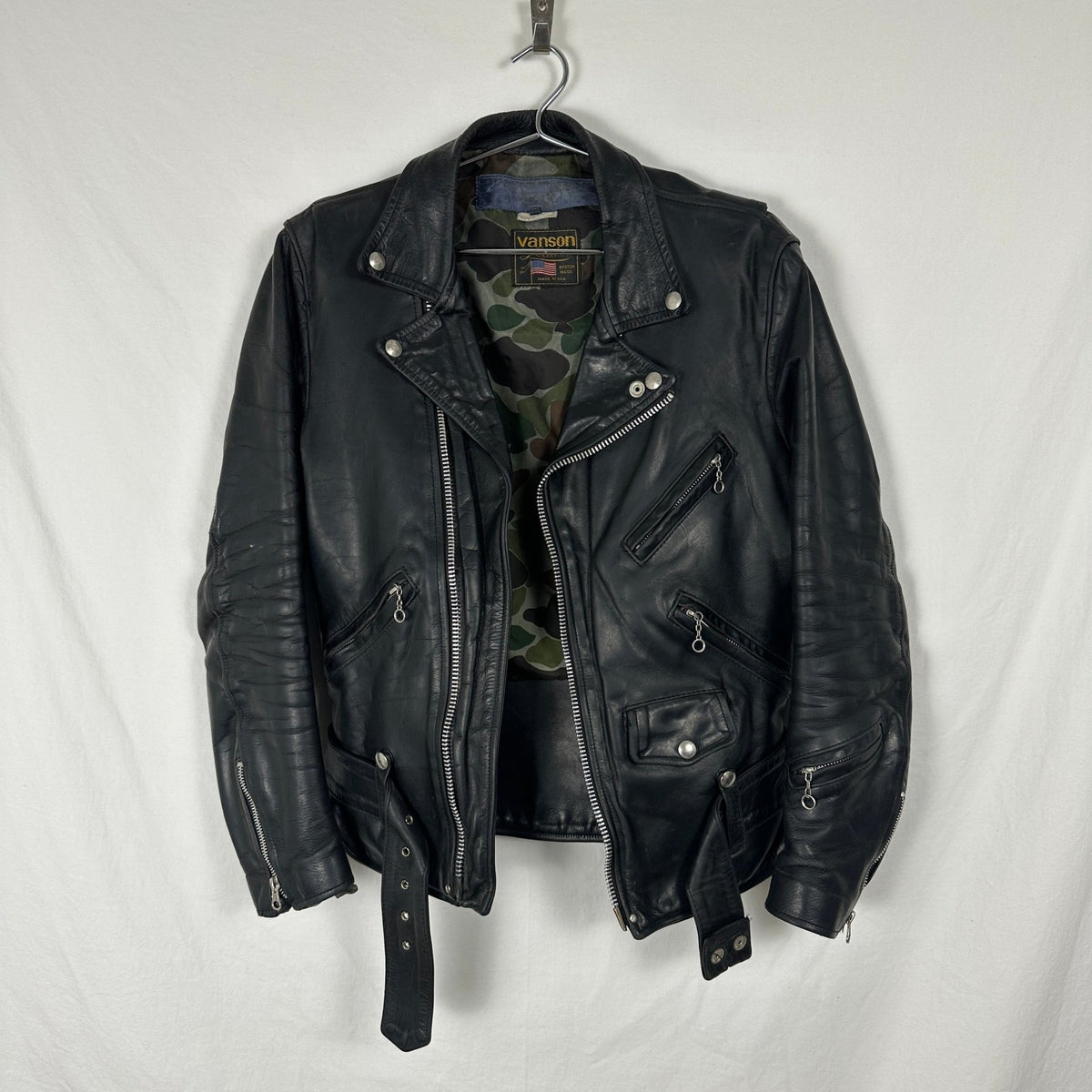 2007 Junya Watanabe Vanson Leather Biker Jacket – Boketto