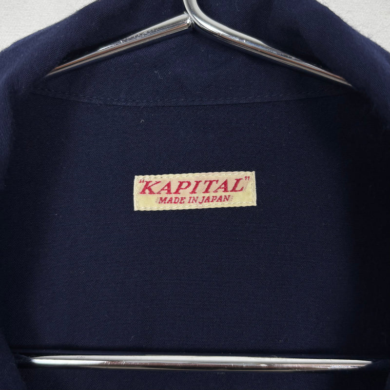Kapital Asymmetric Star Botton Up Shirt