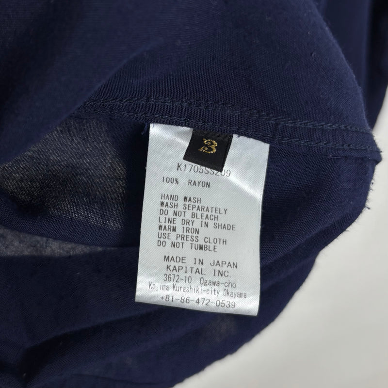Kapital Asymmetric Star Botton Up Shirt