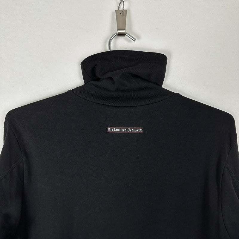 90s Gaultier Jean’s Glitter Skull Turtleneck