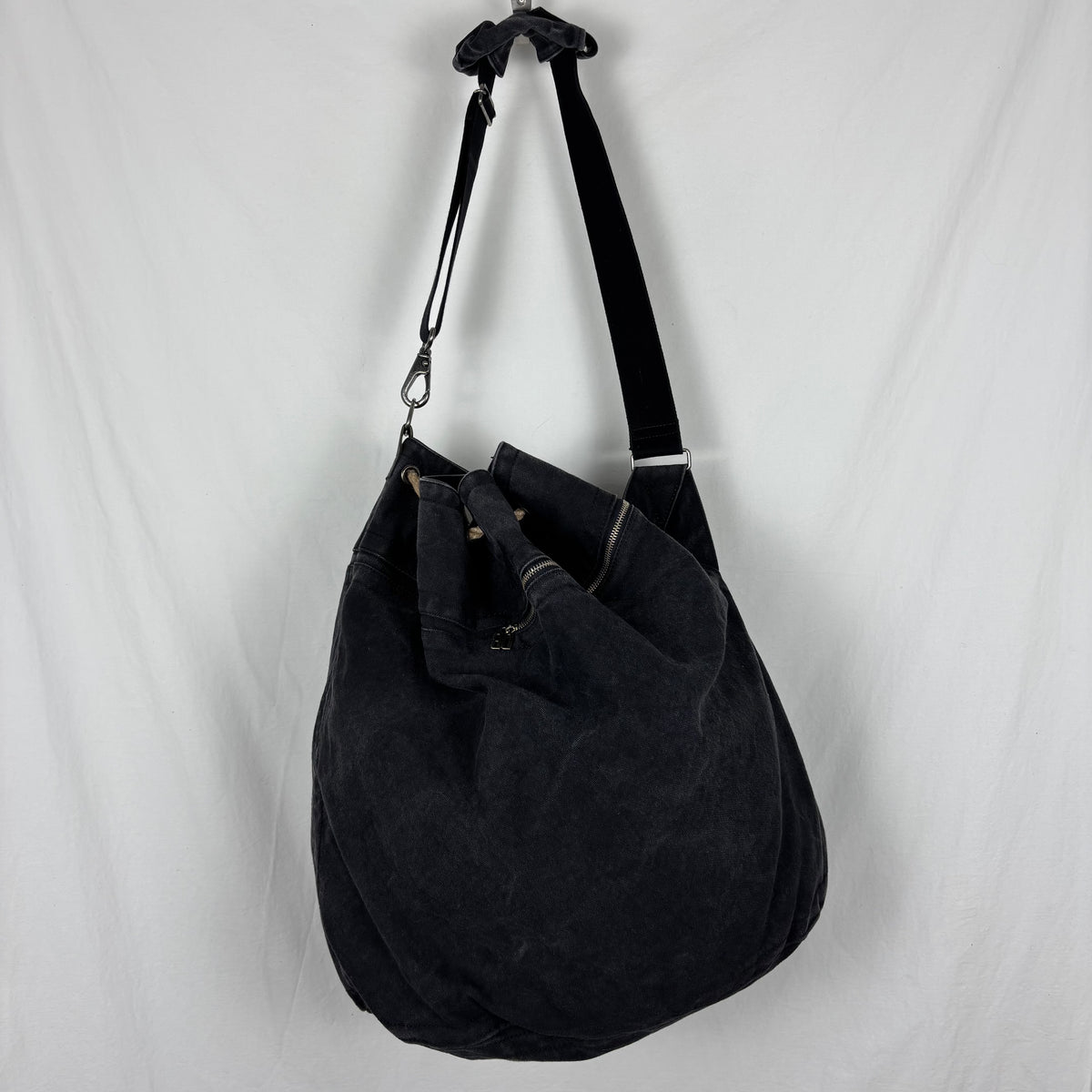 00s Dirk Bikkembergs XL Denim Hobo Bag – Boketto