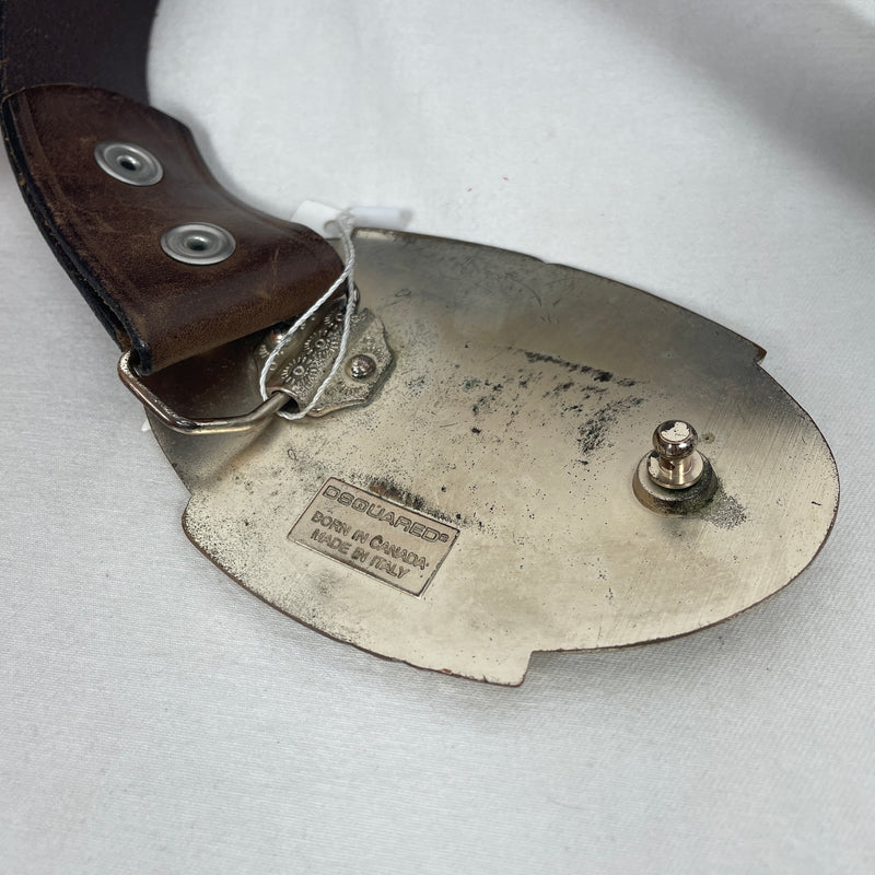 00s Dsquared2 Oversized Buckle Belt