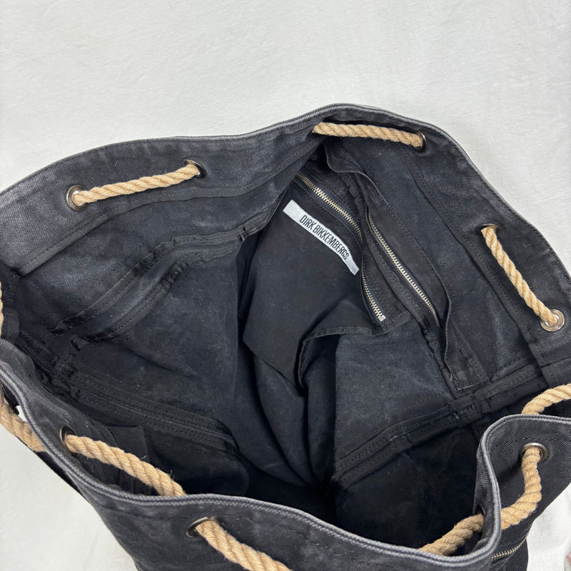 00s Dirk Bikkembergs XL Denim Hobo Bag