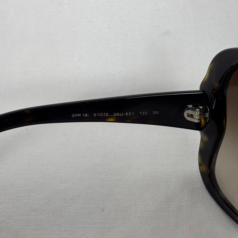 Prada Tortoise Shell Butterfly Sunglasses