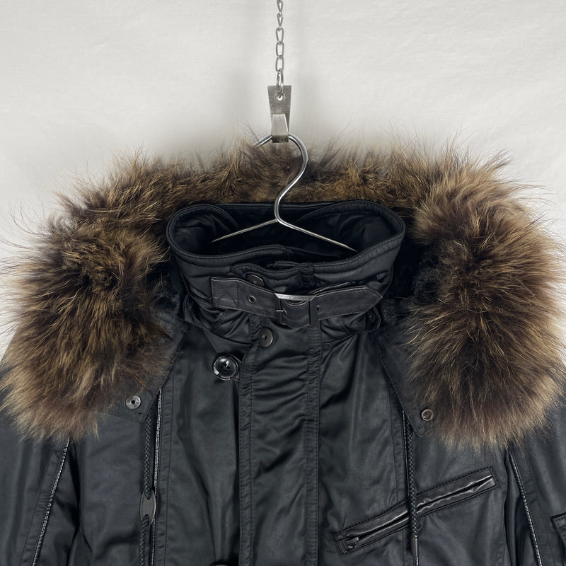 5351 Pour Les Hommes Fur Hooded Jacket