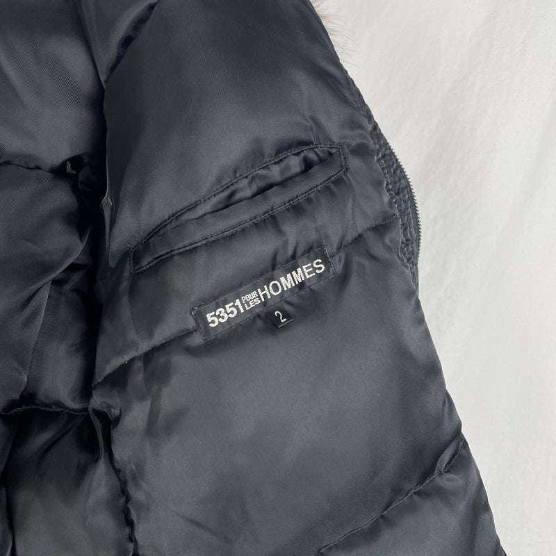 5351 Pour Les Hommes Fur Hooded Jacket