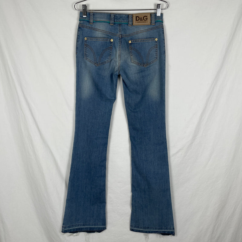 00s Dolce & Gabbana Cargo Pocket Boot Cut Jeans
