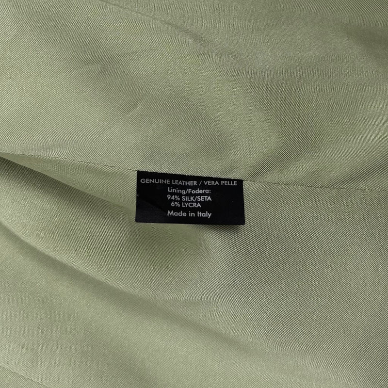 SS99 Gucci By Tom Ford Ruffle Tie Front Suede Leather Jacket