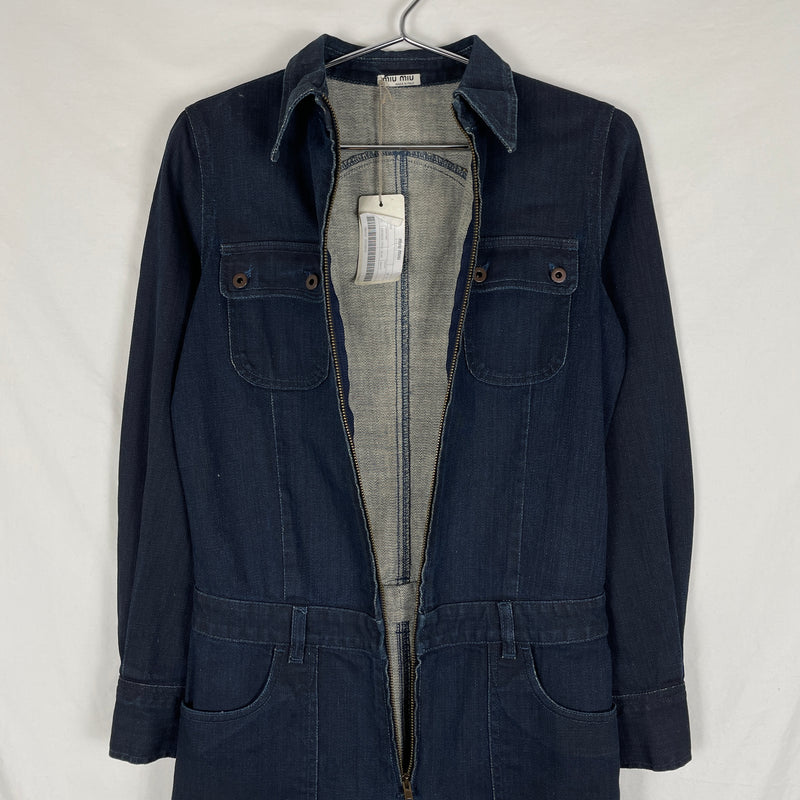 Miu Miu Denim Boiler Suit