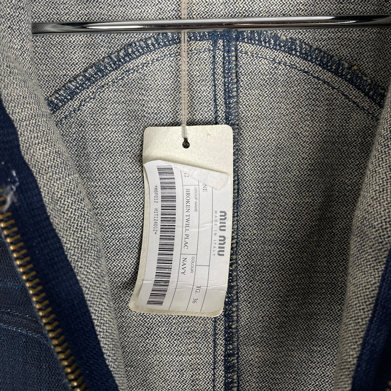 Miu Miu Denim Boiler Suit